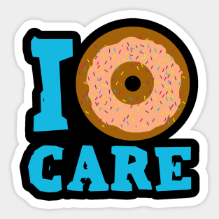 I Doughnut Care Sticker